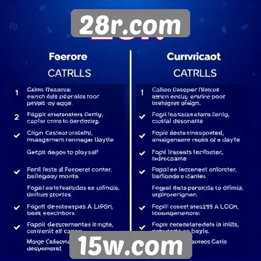 Comparativo entre 28r.com e outros sites de jogos